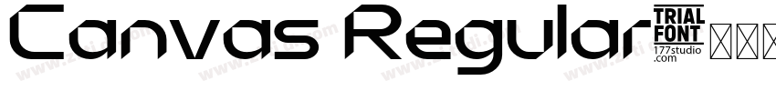 Canvas Regular字体转换